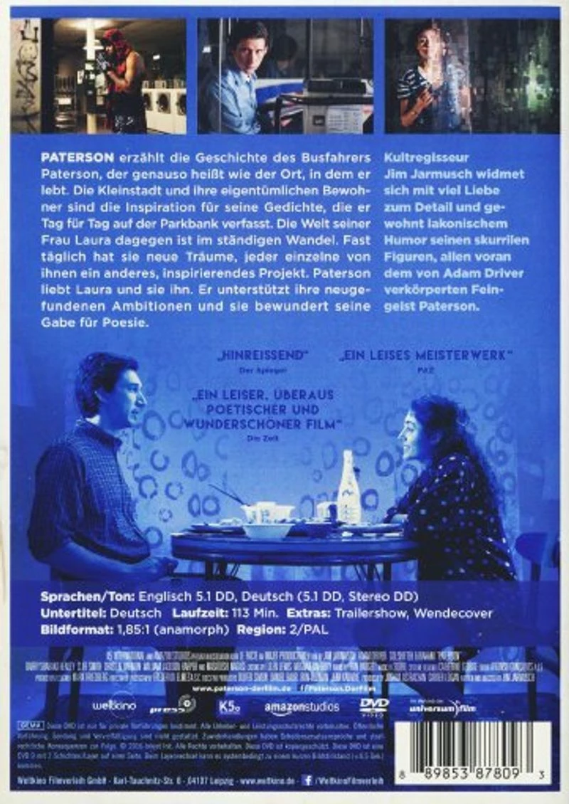 Paterson DVD Video (2017) Free Royal Mail Delivery Quality Guaranteed