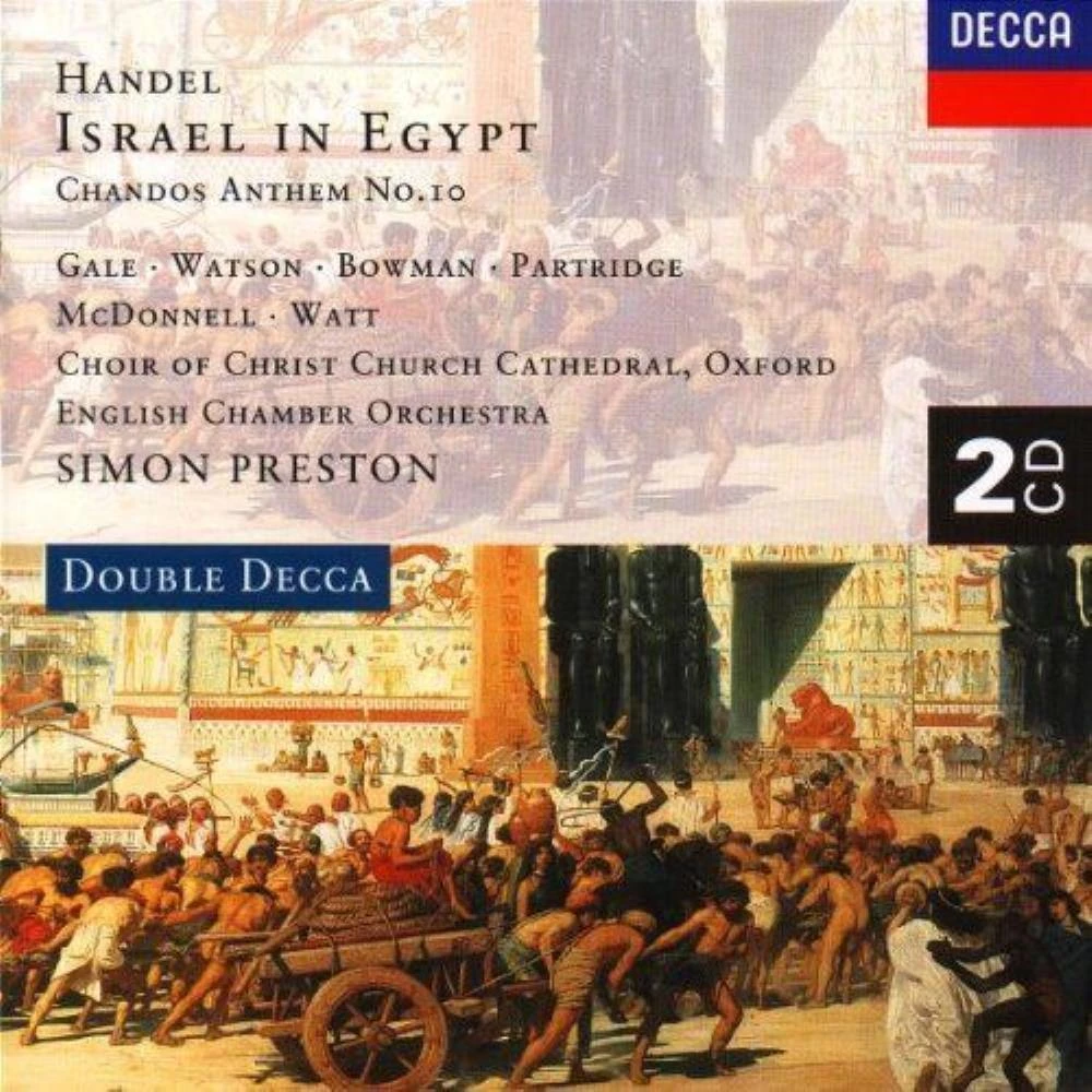 Simon Preston - Handel: Israel in Egypt/Chandos Anthem No.10 CD (1994) Audio