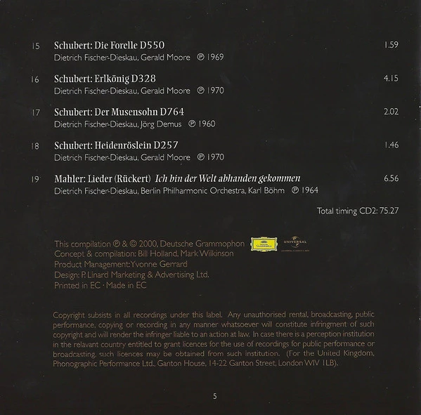 Dietrich Fischer-Dieskau - The Mastersinger CD (2000) Audio Quality Guaranteed