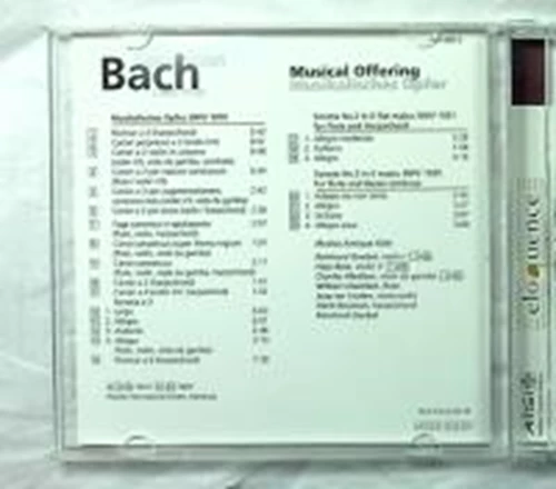 Johann Sebastian Bach - Bach: Musical Offering CD (2013) Audio Amazing Value