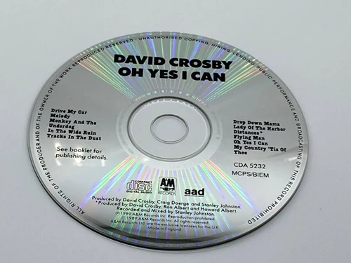 David Crosby - David Crosby Oh Yes I Can CD (1989) Audio Quality Guaranteed