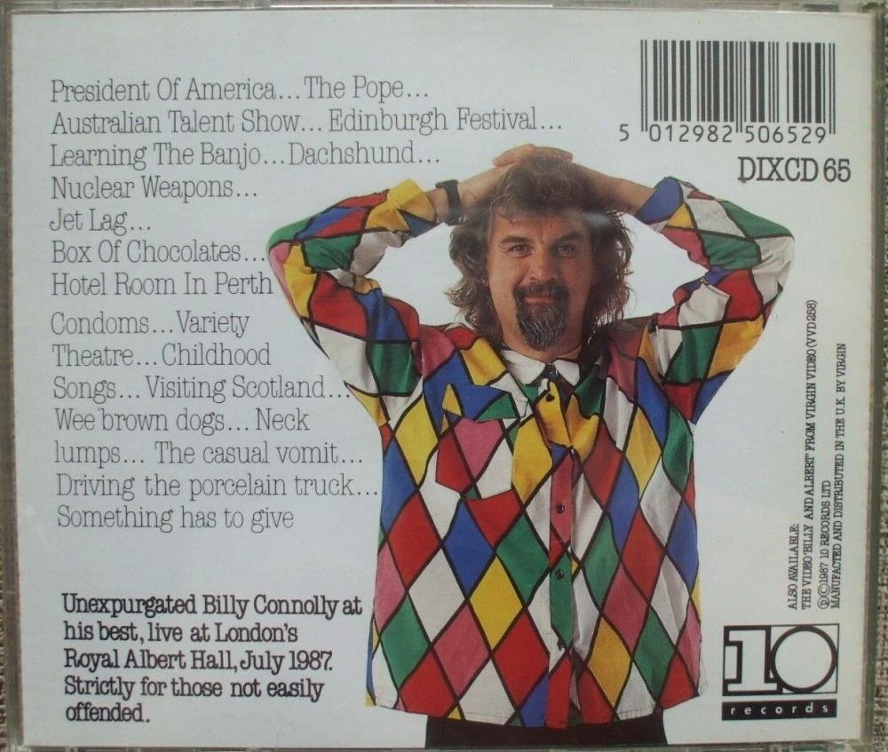 BILLY CONNOLLY - BILLY AND ALBERT CD (1987) Audio Quality Guaranteed