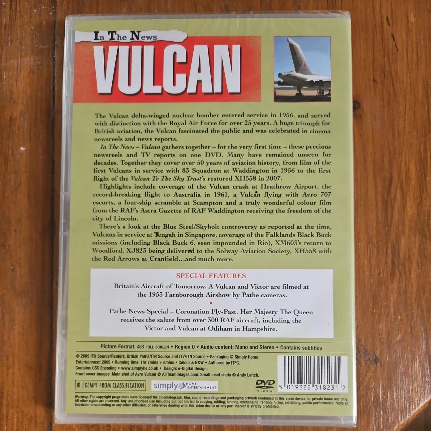 Vulcan In The News DVD Documentaries, Military, Air, Documentaries Amazing Value