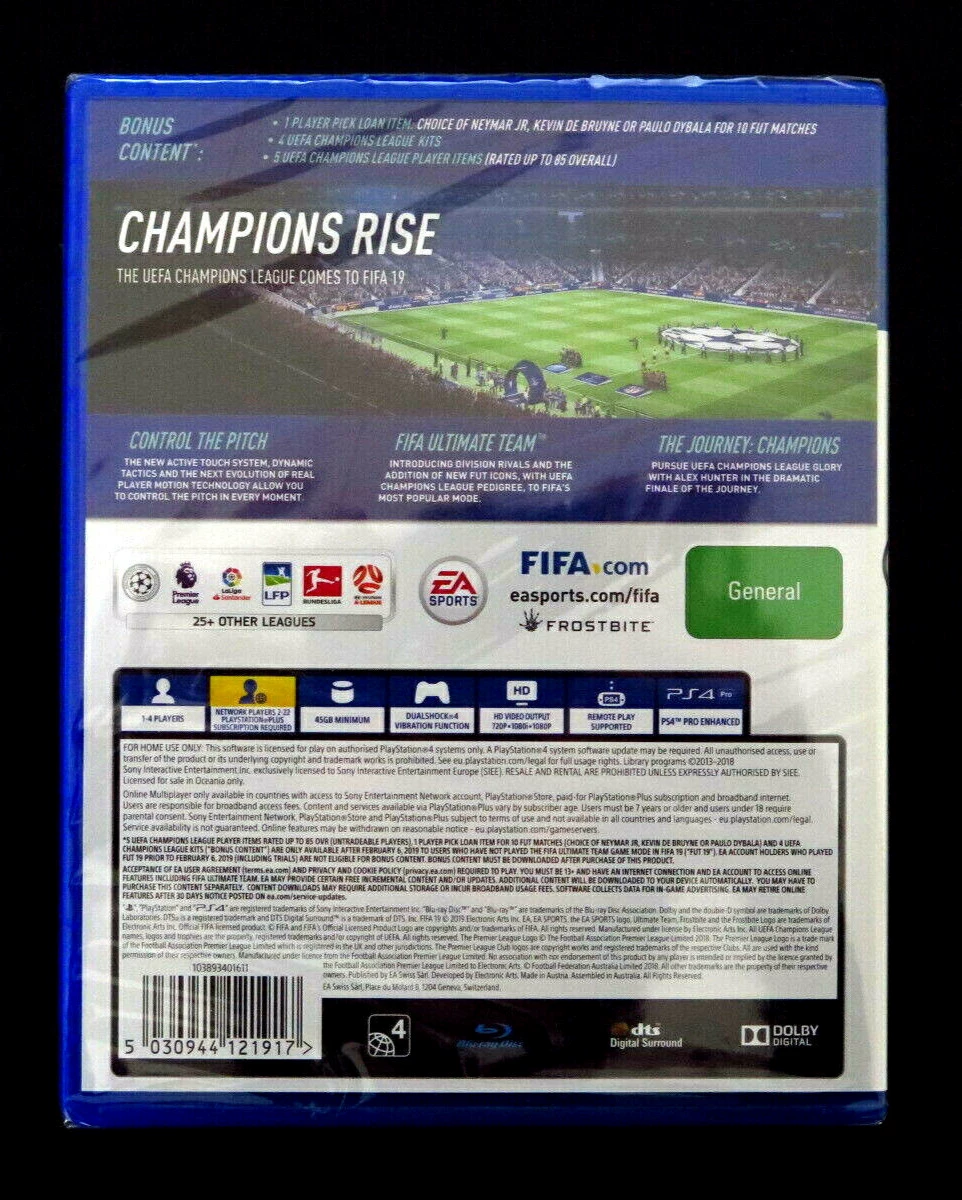 Fifa 19 - Au Blu-ray (N/A) Quality Guaranteed Reuse Reduce Recycle Amazing Value