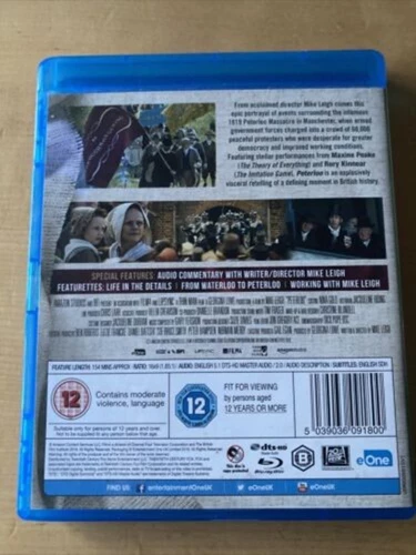 Peterloo Blu-ray (2019) Rachel Finnegan Quality Guaranteed Reuse Reduce Recycle