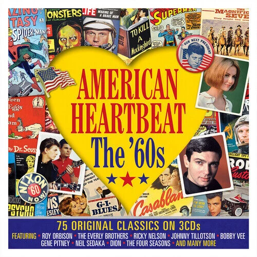 Various - American Heartbeat - The '60s CD (2018) New Audio Quality Guaranteed