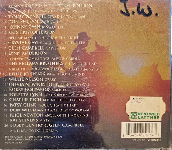 Various - Country Gold CD (1998) Audio Quality Guaranteed Reuse Reduce Recycle