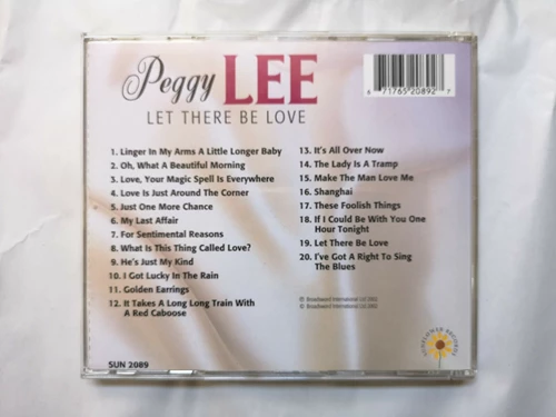 Peggy Lee - Let There Be Love CD (2002) Audio Quality Guaranteed Amazing Value