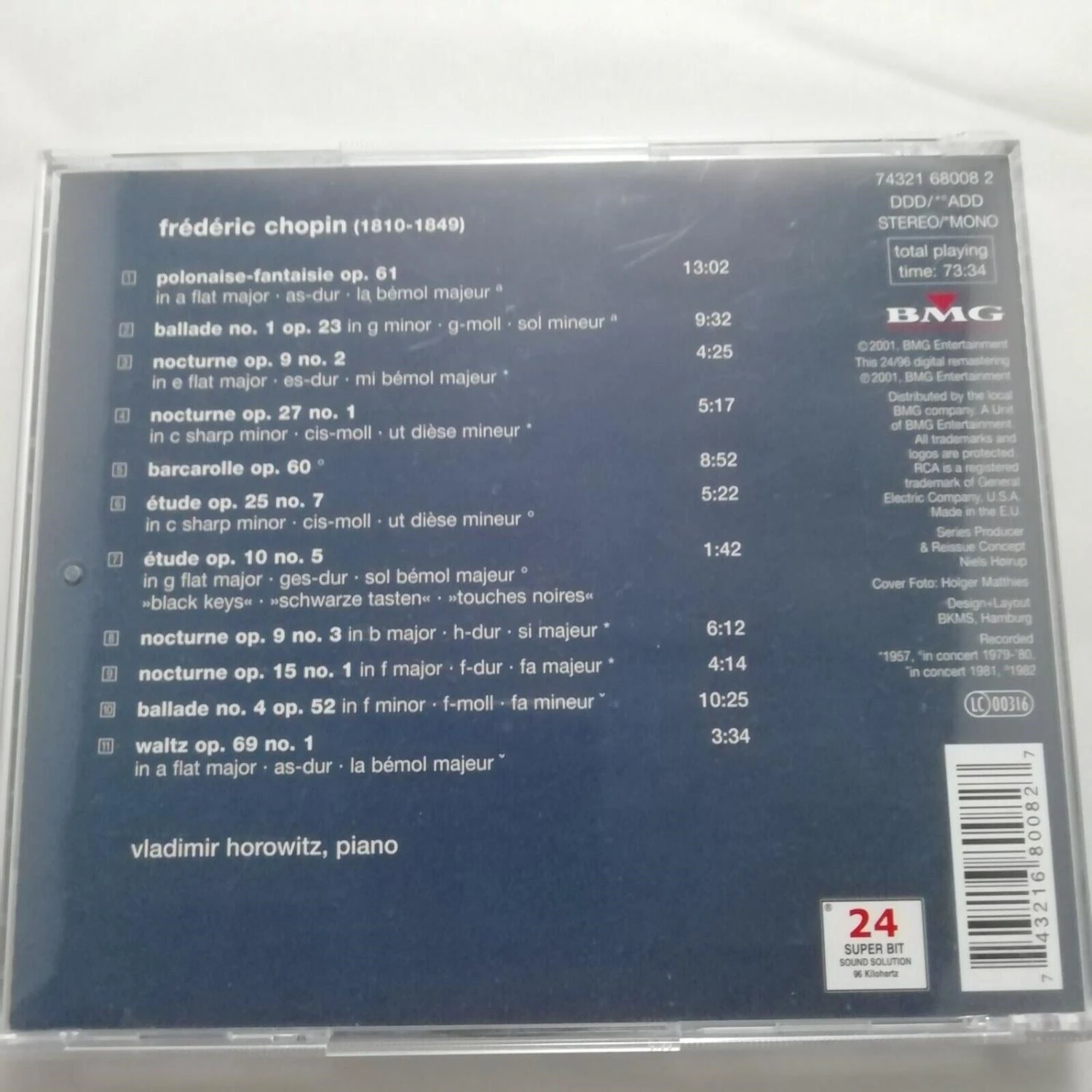 Frédéric Chopin - Chopin: Piano Music CD (2001) Audio Quality Guaranteed