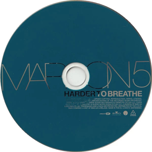 Maroon 5 - Harder To Breathe CD (N/A) Audio Quality Guaranteed Amazing Value