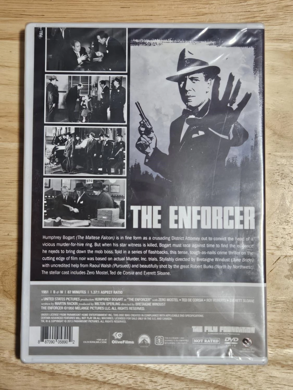 THE ENFORCER DVD action_&_adventure (2013) Roy Roberts Free Royal Mail Delivery
