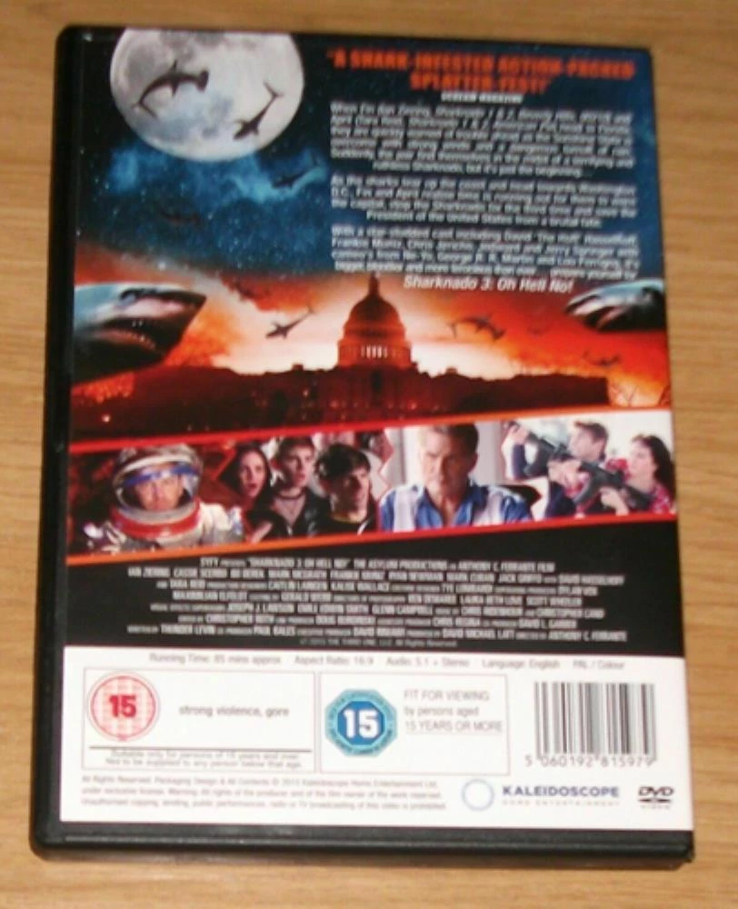 Sharknado 3: Oh Hell No! DVD Horror (2015) Tara Reid Quality Guaranteed - Image 2