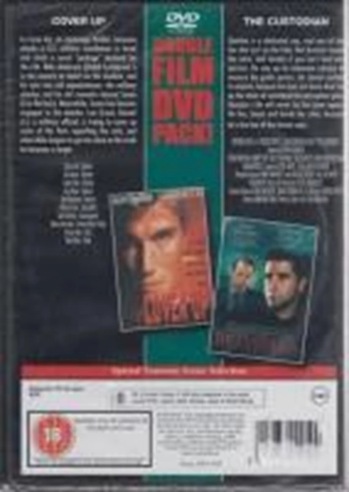 Double Pack: "Cover Up" and "The custodian" DVD Thriller (1986) Amazing Value - Image 2