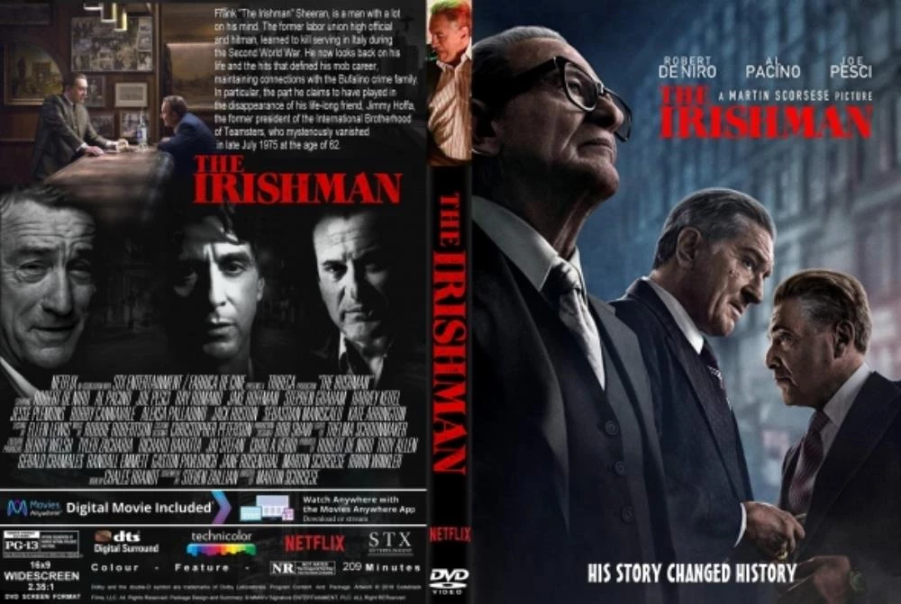The Irishman DVD Thriller Robert De Niro Free Royal Mail Delivery Amazing Value