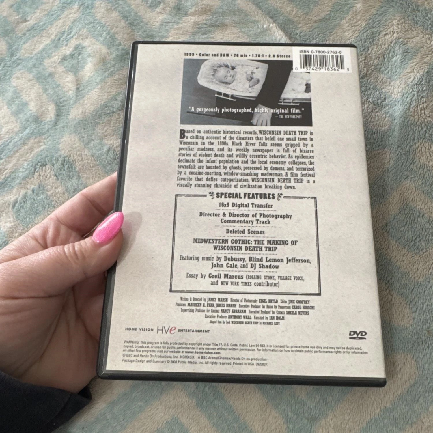 Wisconsin Death Trip DVD Drama-Indie & Arthouse Cinema (2004) Ian Holm