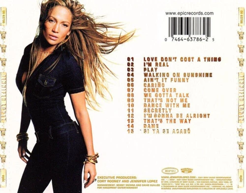 Jennifer Lopez - J. Lo CD (2000) Audio Quality Guaranteed Reuse Reduce Recycle
