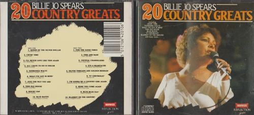 Billie Jo Spears - 20 COUNTRY GREATS CD (1986) Audio Quality Guaranteed
