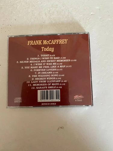 Frank McCaffrey - Today CD (N/A) Audio Quality Guaranteed Reuse Reduce Recycle