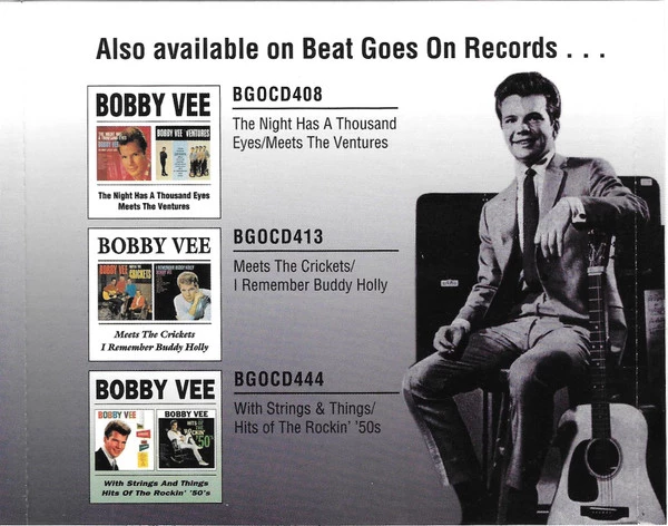 Bobby Vee - Take Good Care Of My Baby / A Bobby Vee Recording Session CD (2008)