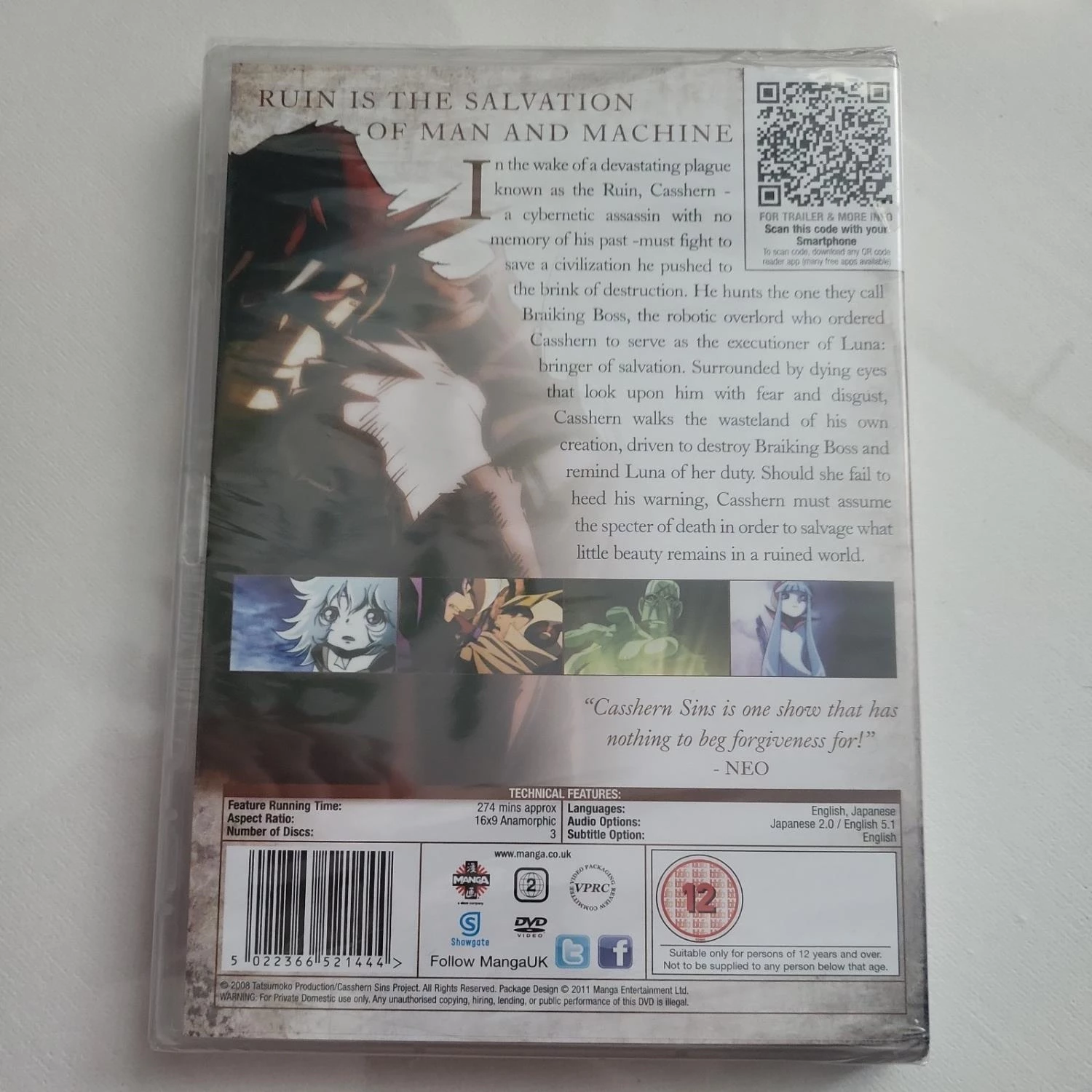 Casshern Sins: Part 2 DVD Sci-Fi & Fantasy, General, Animation (2011)