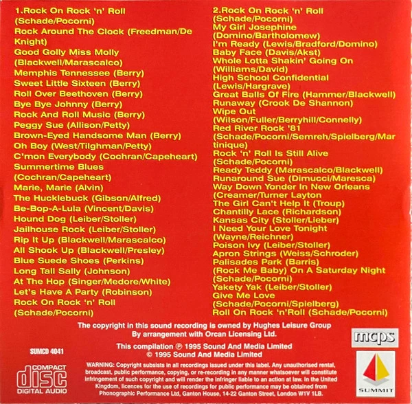 Various - Rock 'N' Roll Party / Non-Stop Party Hits From The 50's CD (1995)