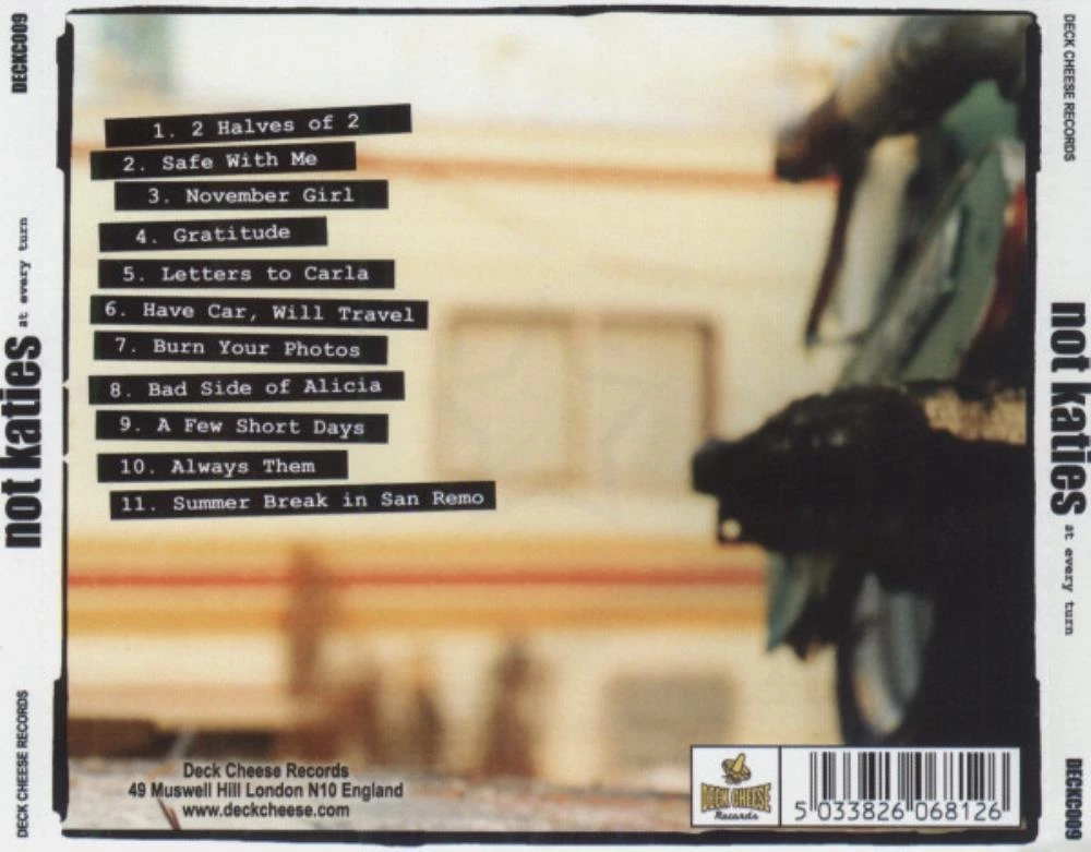 Not Katies - At Every Turn CD (2002) Audio Quality Guaranteed Amazing Value