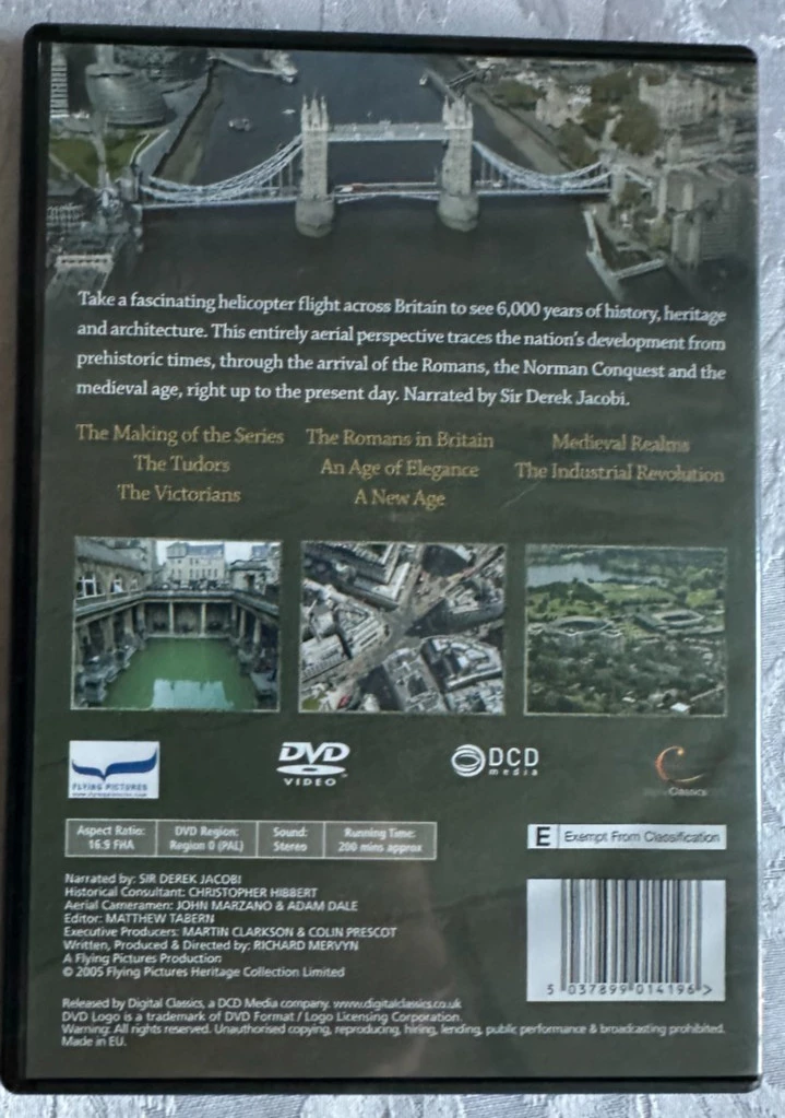 Britain From The Air DVD (2010) Derek Jacobi Free Royal Mail Delivery