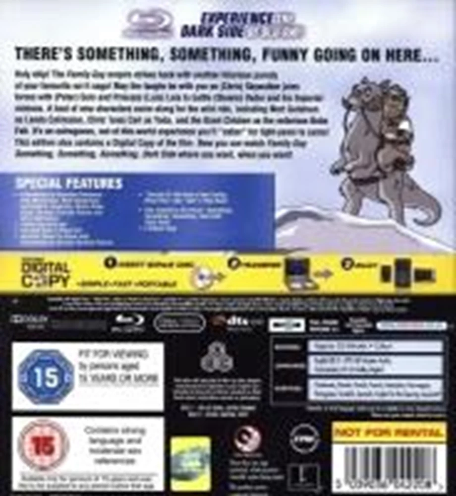 Family Guy - Something Something Something Dark Side Blu-ray (2009) New