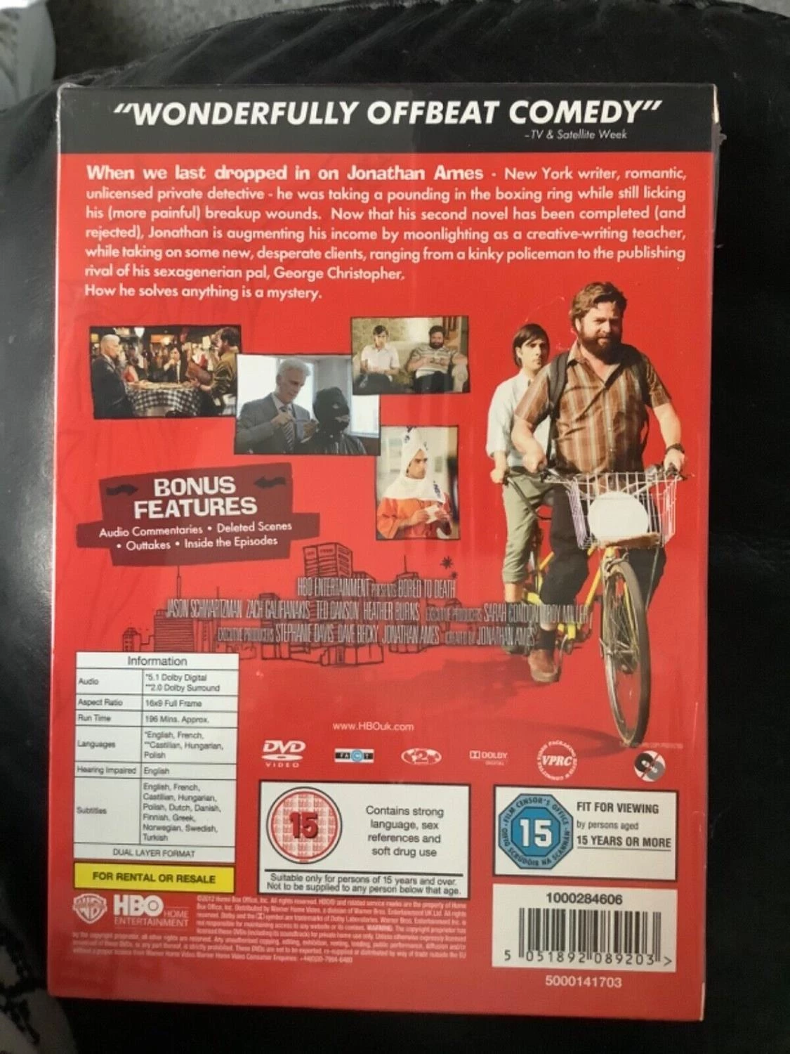 Bored To Death - Series 2 - Complete DVD Comedy (2012) Jason Schwartzman