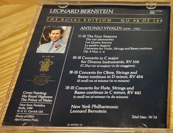 Bernstein Leonard - CD (1993) Audio Quality Guaranteed Reuse Reduce Recycle
