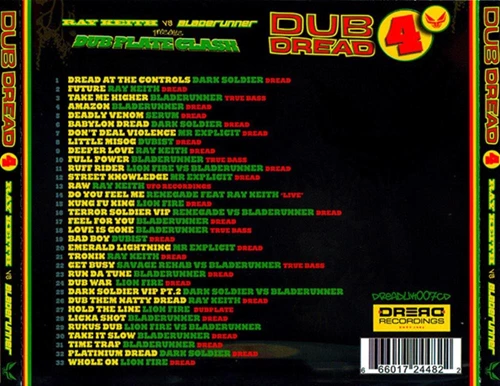Ray Keith Vs Bladerunner - Dubplate Clash Dub Dread 4 CD (2012) Audio