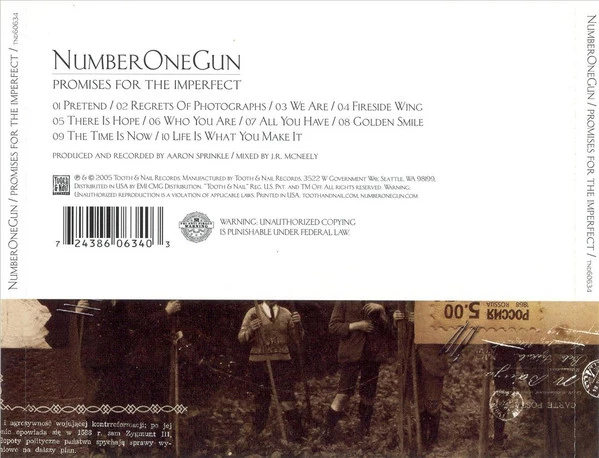 Number One Gun - Promises For The Imperfect CD (2005) Audio Quality Guaranteed
