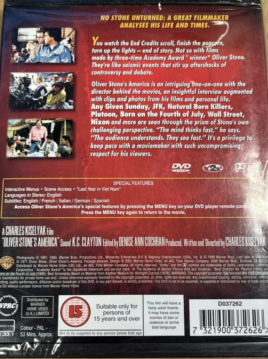 Oliver Stone's America DVD Documentary (2006) Oliver Stone Quality Guaranteed