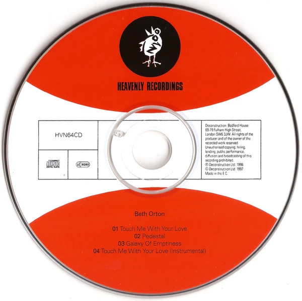 Beth Orton - Touch Me With Your Love CD (1997) Audio Quality Guaranteed