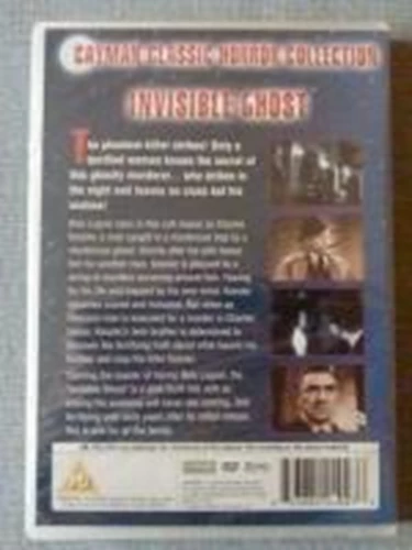 INVISIBLE GHOST DVD Horror/Thriller Bela Lugosi New Free Royal Mail Delivery