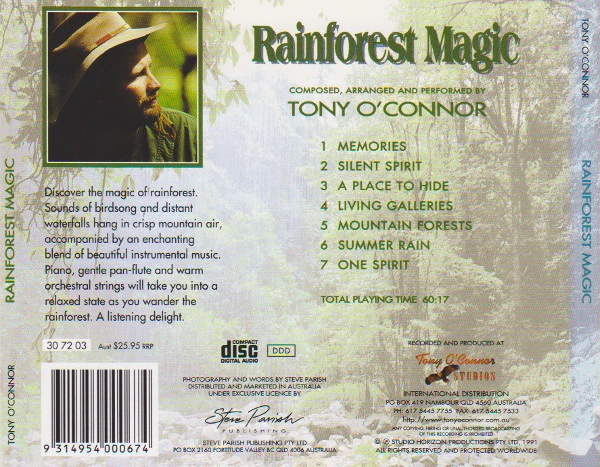 Tony O'Connor - Rainforest Magic CD (1996) Audio Quality Guaranteed