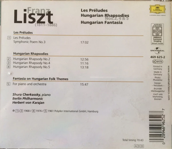 Herbert von Karajan / Berlin Philharmonic Orchestra - CD (2001) Audio - Image 5