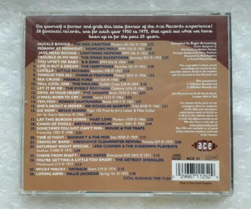 Various Artists - Silver Disc: 25 Years Of Ace CD (2000) Audio Amazing Value - Image 2