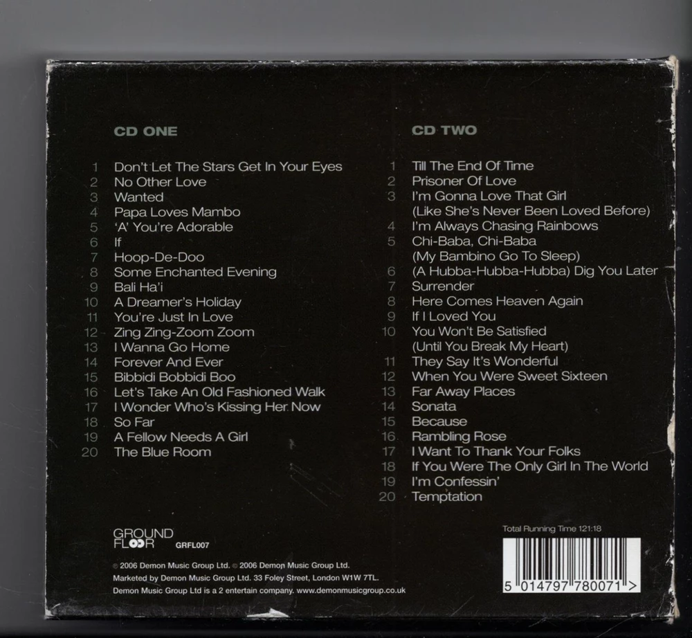 Como, Perry - Don't Let The Stars Get In Your Eyes CD (2006) Audio Amazing Value - Image 2