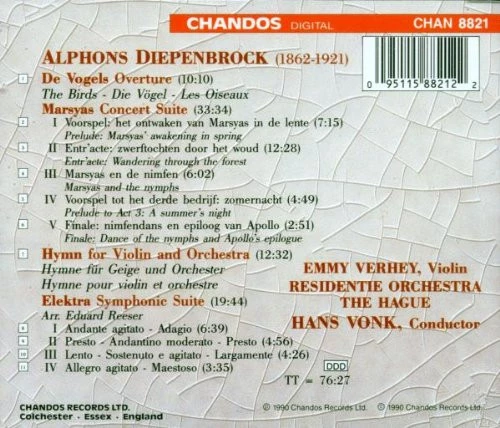 Hans Vonk - Vol.1 - Orchestral Works CD (1990) Audio Quality Guaranteed