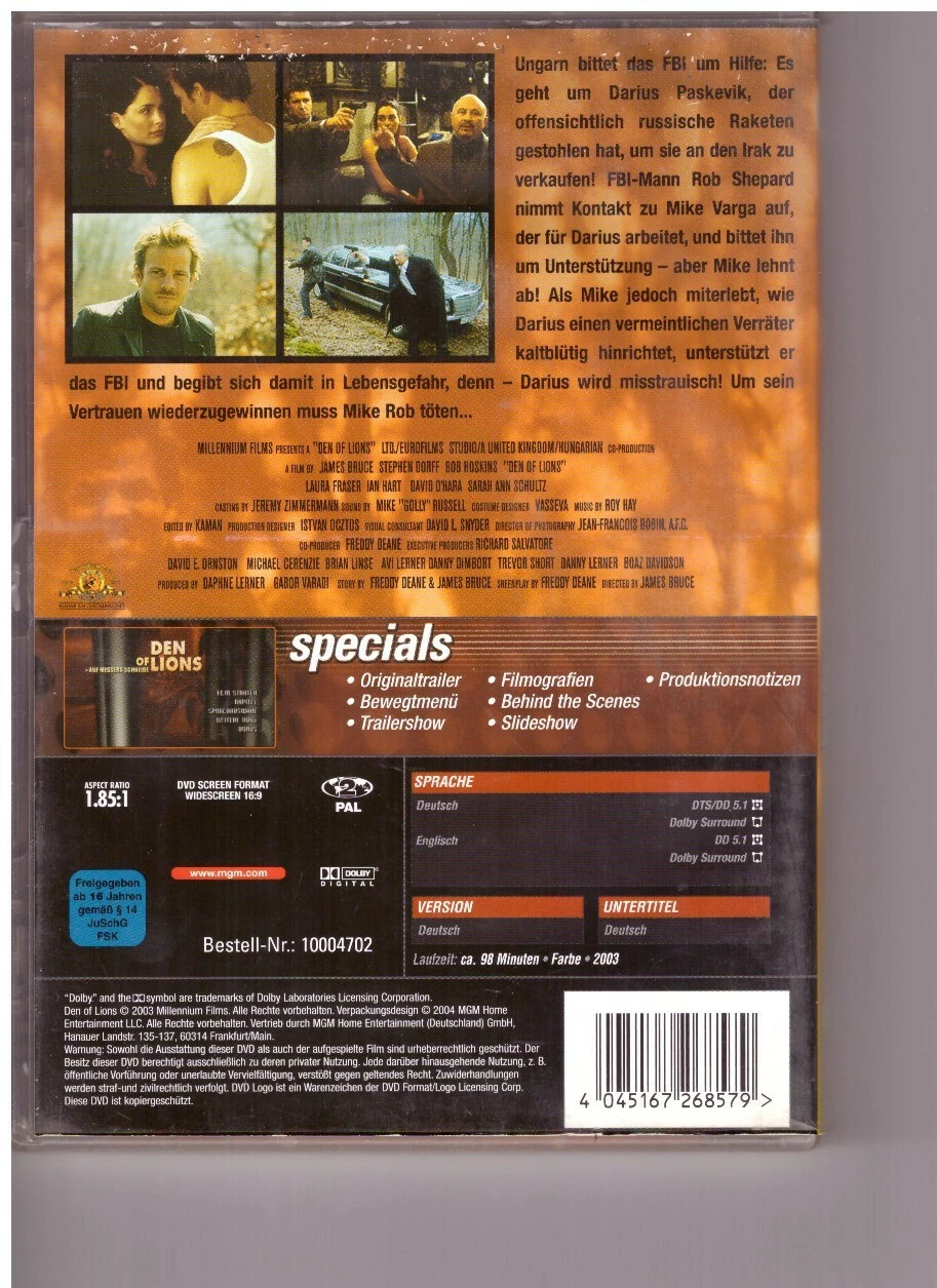 Den of Lions - Auf Messers Schneide DVD DVD/Blu-ray (2007) Dorff, Stephen
