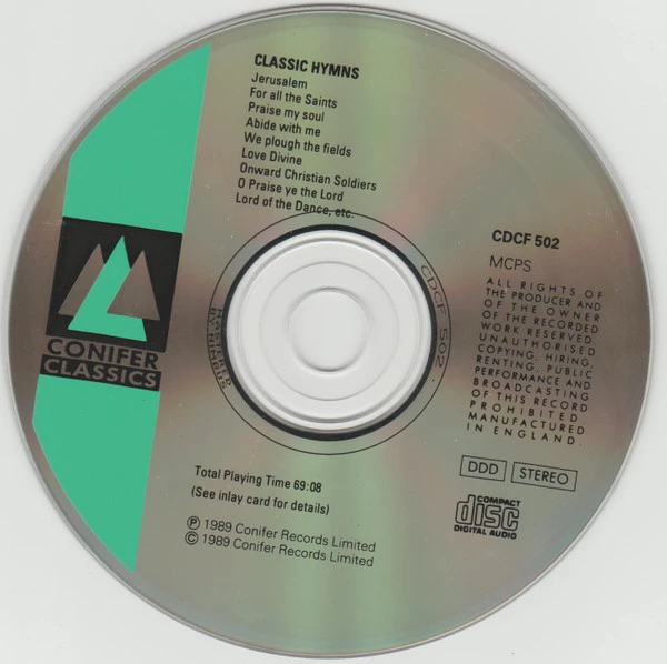 City Of Birmingham Symphony Orchestra Chorus - Classic Hymns CD (N/A) Audio