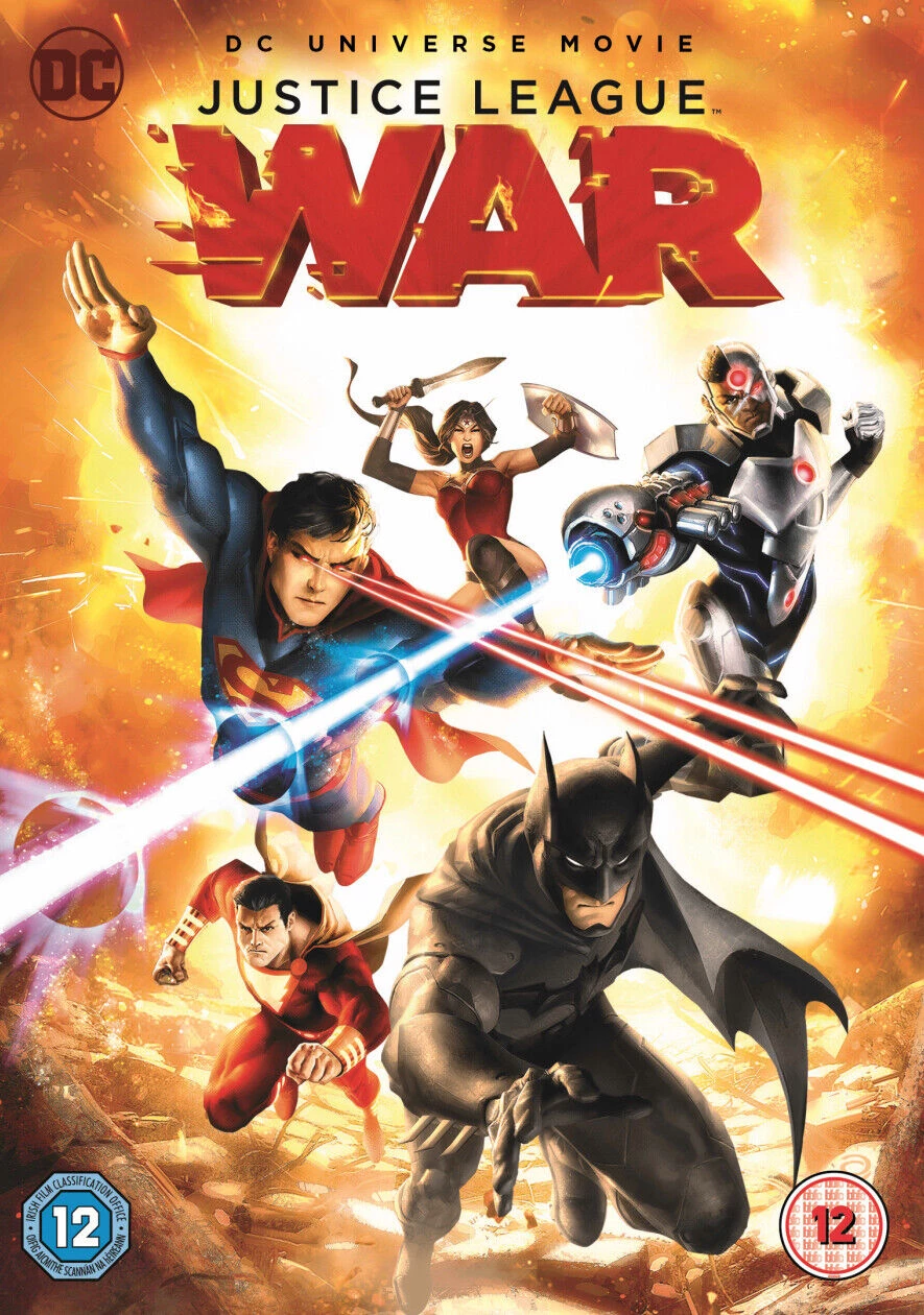 Justice League: War DVD Action (2014) Sean Astin Free Royal Mail Delivery
