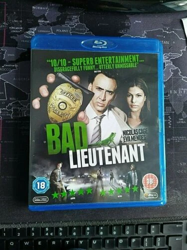 Bad Lieutenant Blu-ray (2010) Nicolas Cage Quality Guaranteed Amazing Value