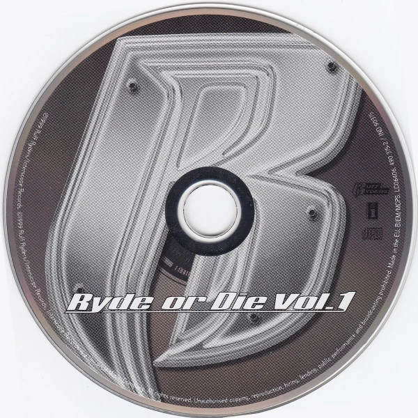 Ruff Ryders - Ryde Or Die Vol. I CD (2016) Audio Quality Guaranteed