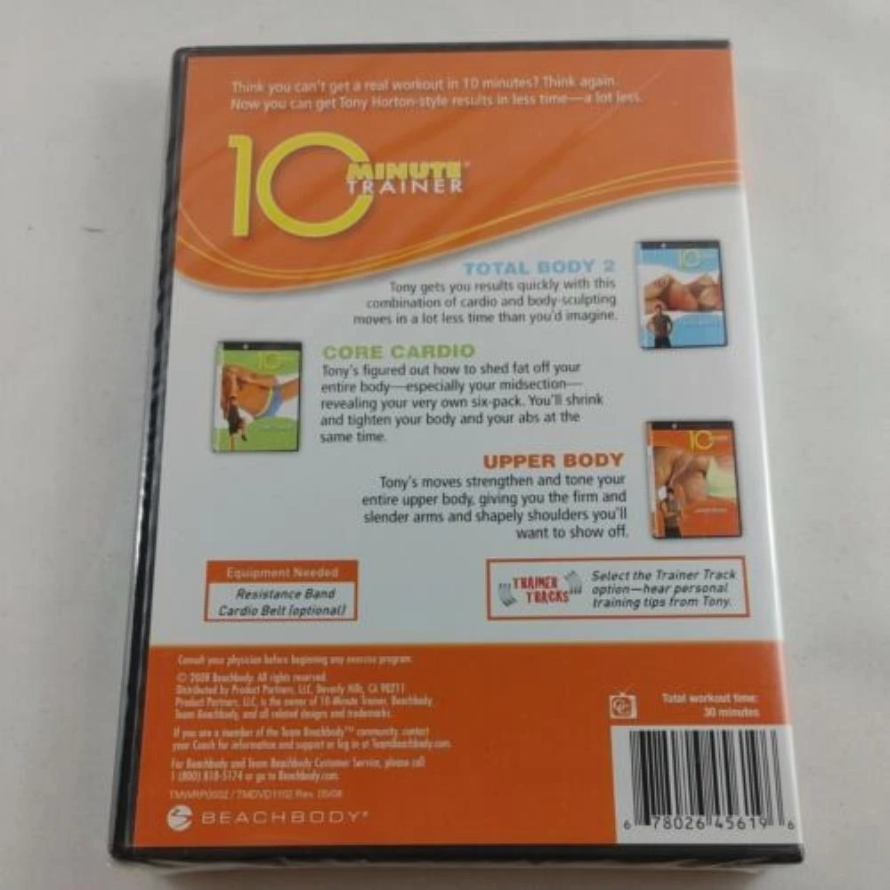 10 Minute Trainer - Includes 3 Workouts DVD Excercise & Fitness (30)