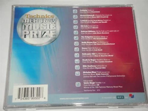Various - 2000 Technics Mercury Music Prize Compilation CD (2000) Audio