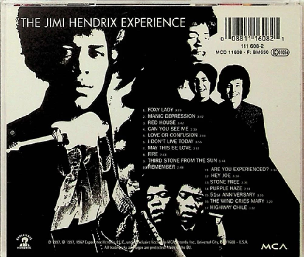 The Jimi Hendrix Experience - Are You Experienced? CD (1997) Audio Amazing Value - Image 2