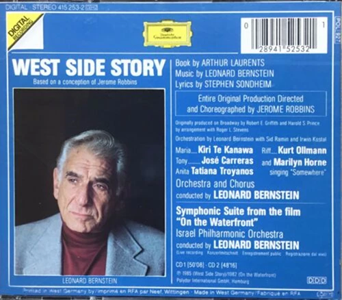Leonard Bernstein - West Side Story CD (2002) Audio Quality Guaranteed - Image 2