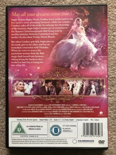 A Cinderella Christmas DVD Children's & Family (2017) Emma Rigby Amazing Value - Image 3
